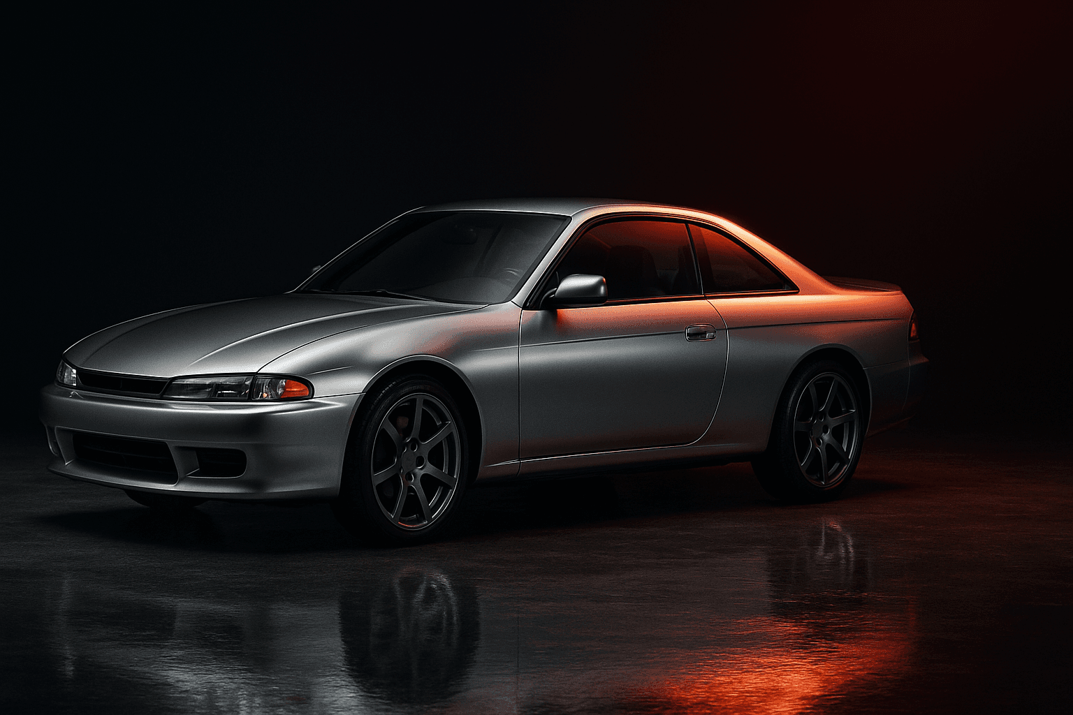 Vehicle Wrap concept - Satin chrome silver