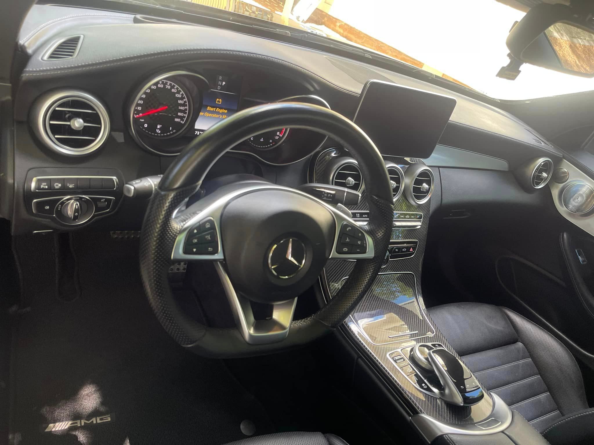Auto Detailing - Mercedes-AMG C-Class cockpit - Professional Detailing Wisconsin Dells