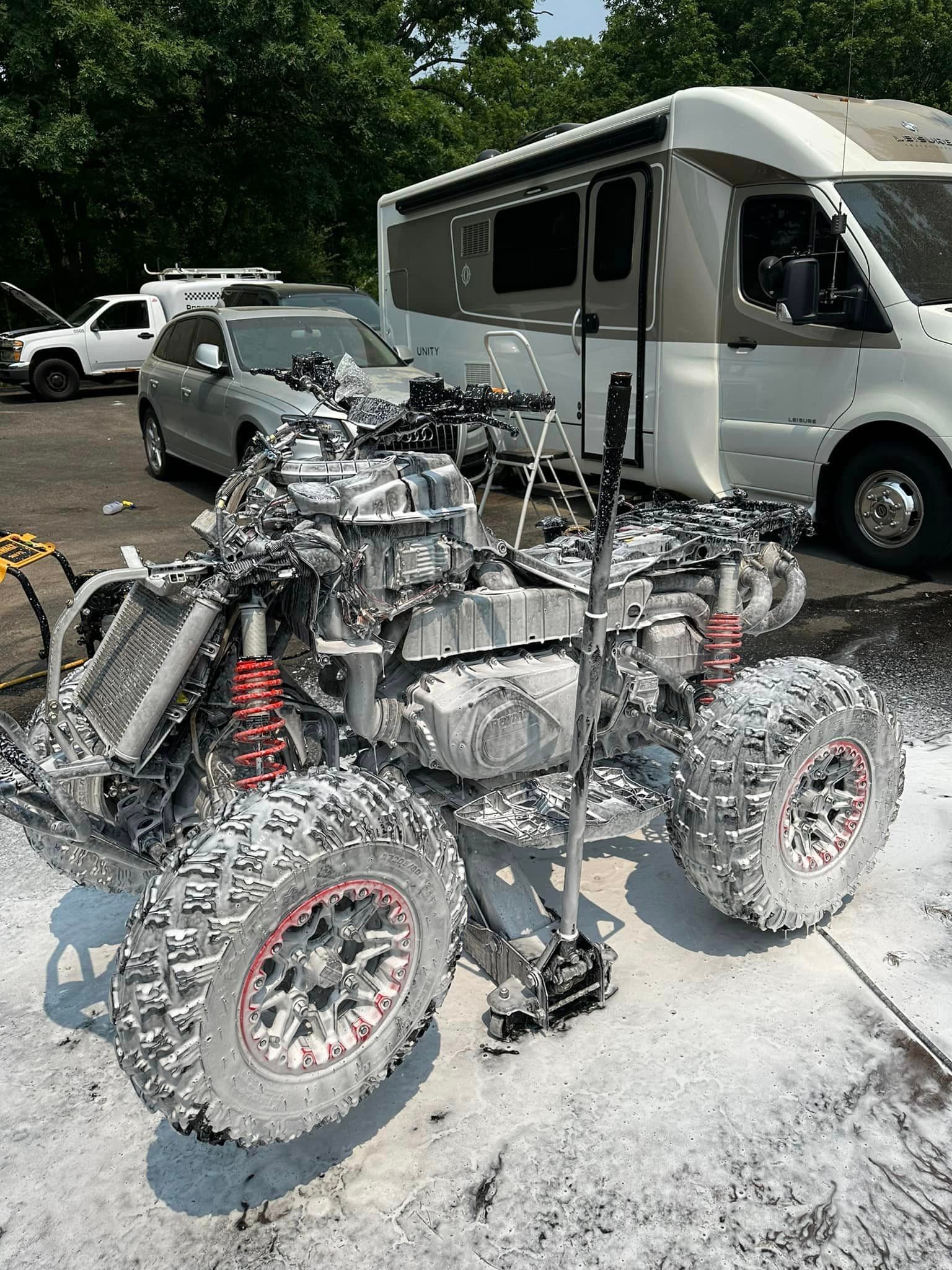 Auto Detailing - ATV trail dirt - Professional Detailing Wisconsin Dells