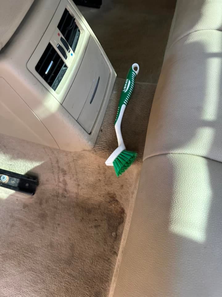 Auto Detailing - BMW 3-Series console - Professional Detailing Wisconsin Dells