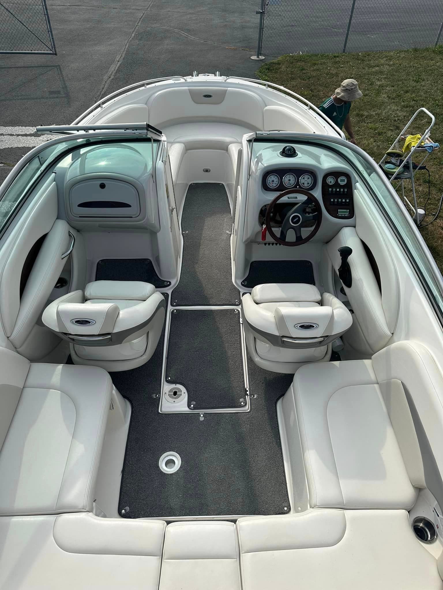 Auto Detailing - Bowrider boat vinyl - Professional Detailing Wisconsin Dells