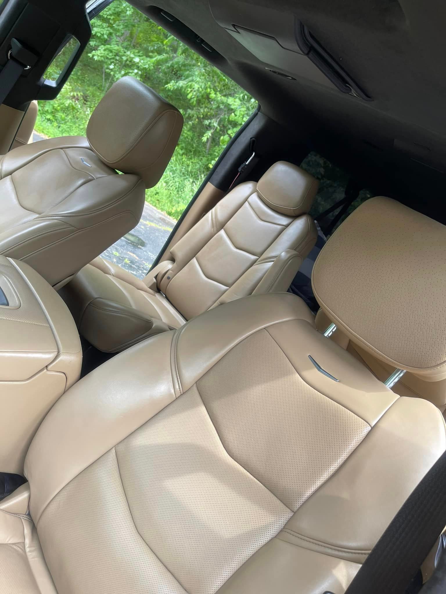 Auto Detailing - Cadillac Escalade Platinum captain chairs - Professional Detailing Wisconsin Dells