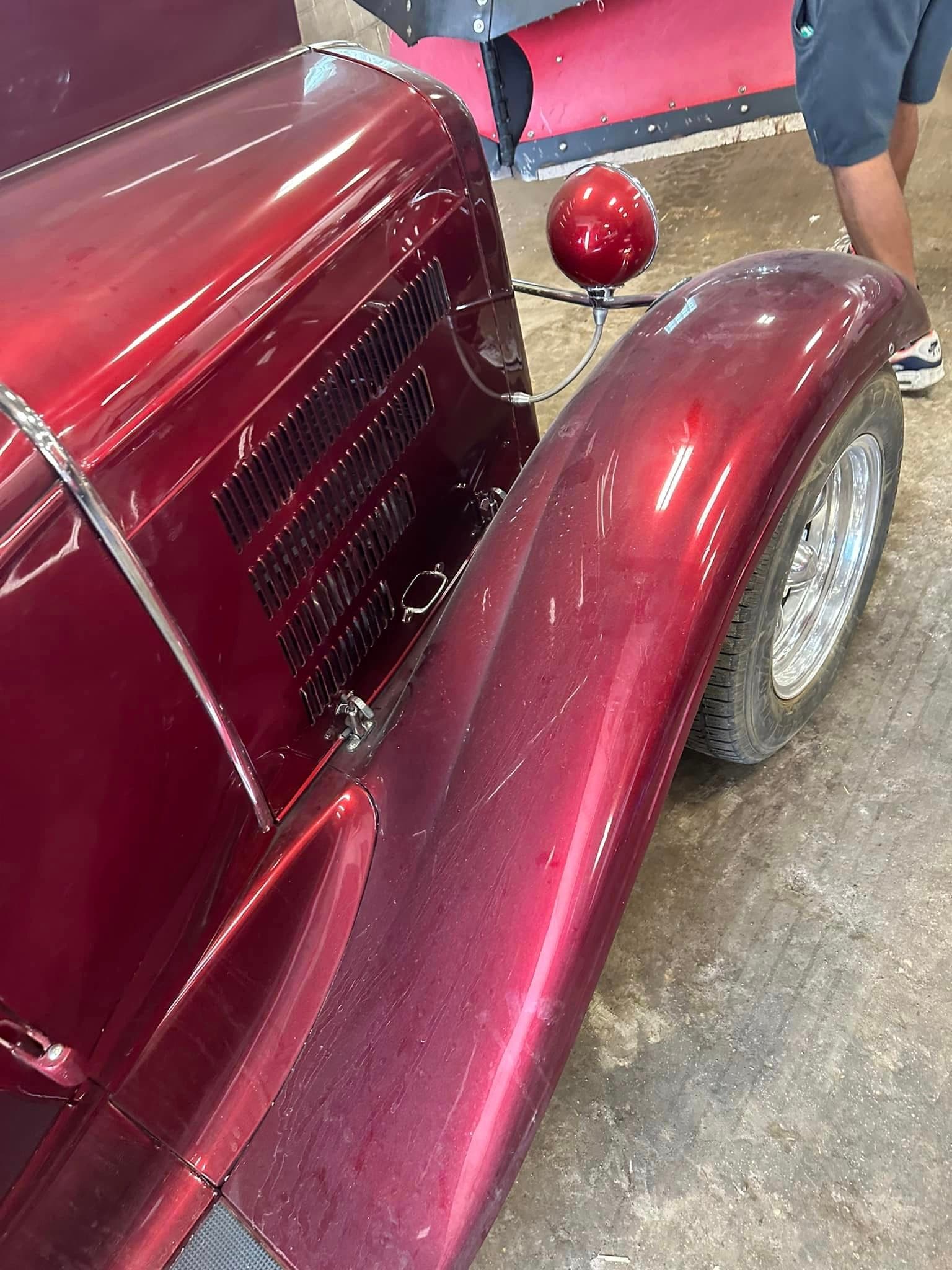 Ceramic Coating - 1955 Chevy Bel Air rear - Professional Detailing Wisconsin Dells