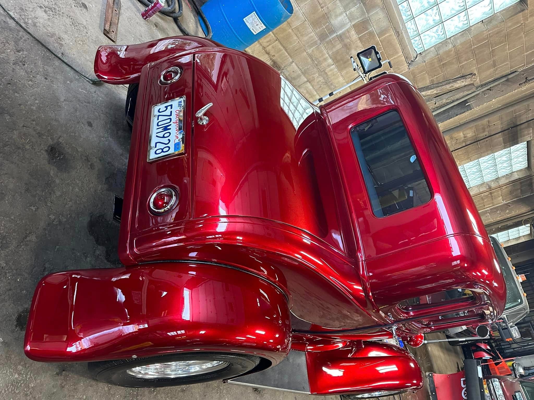 Ceramic Coating - 1955 Chevy Bel Air rear quarter - Professional Detailing Wisconsin Dells