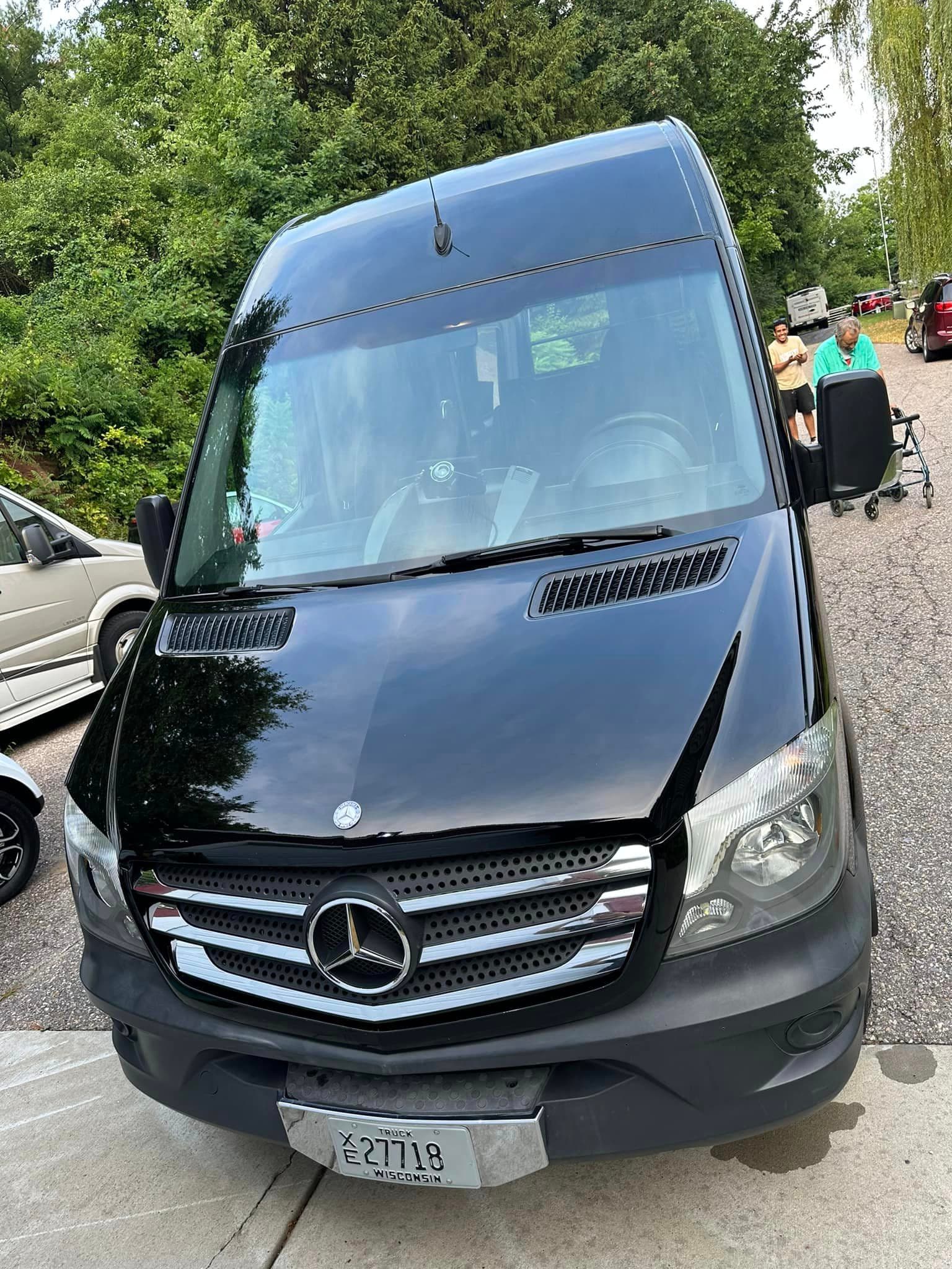 Ceramic Coating - Sprinter finished - Professional Detailing Wisconsin Dells