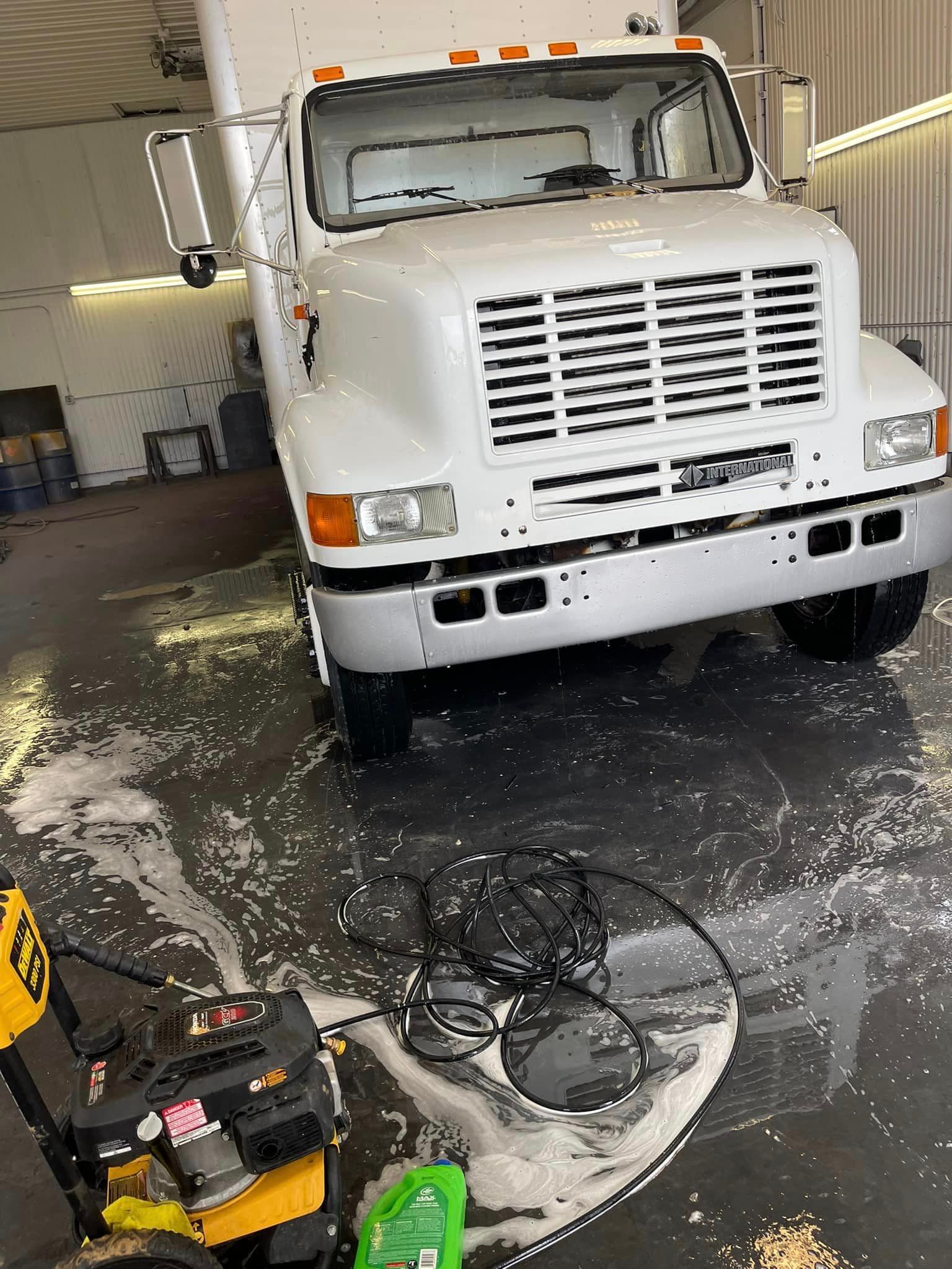 Auto Detailing - Commercial truck cab - Professional Detailing Wisconsin Dells
