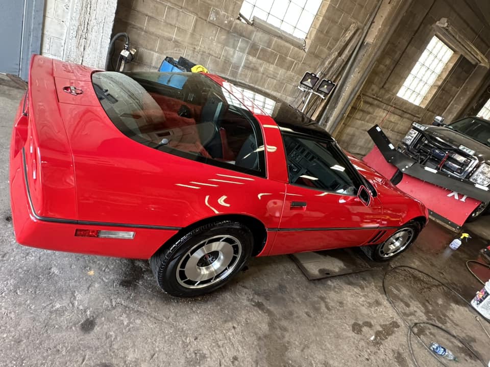 Auto Detailing - 1985 Chevrolet Corvette C4 interior - Professional Detailing Wisconsin Dells