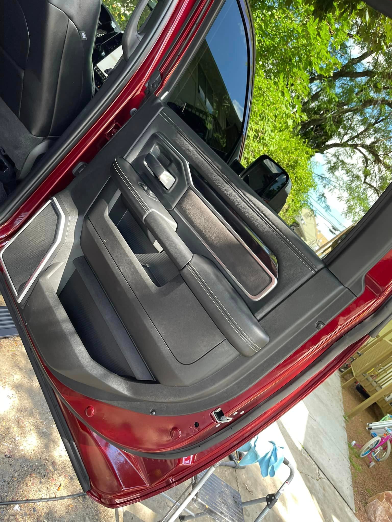 Auto Detailing - Ram 1500 door panel - Professional Detailing Wisconsin Dells