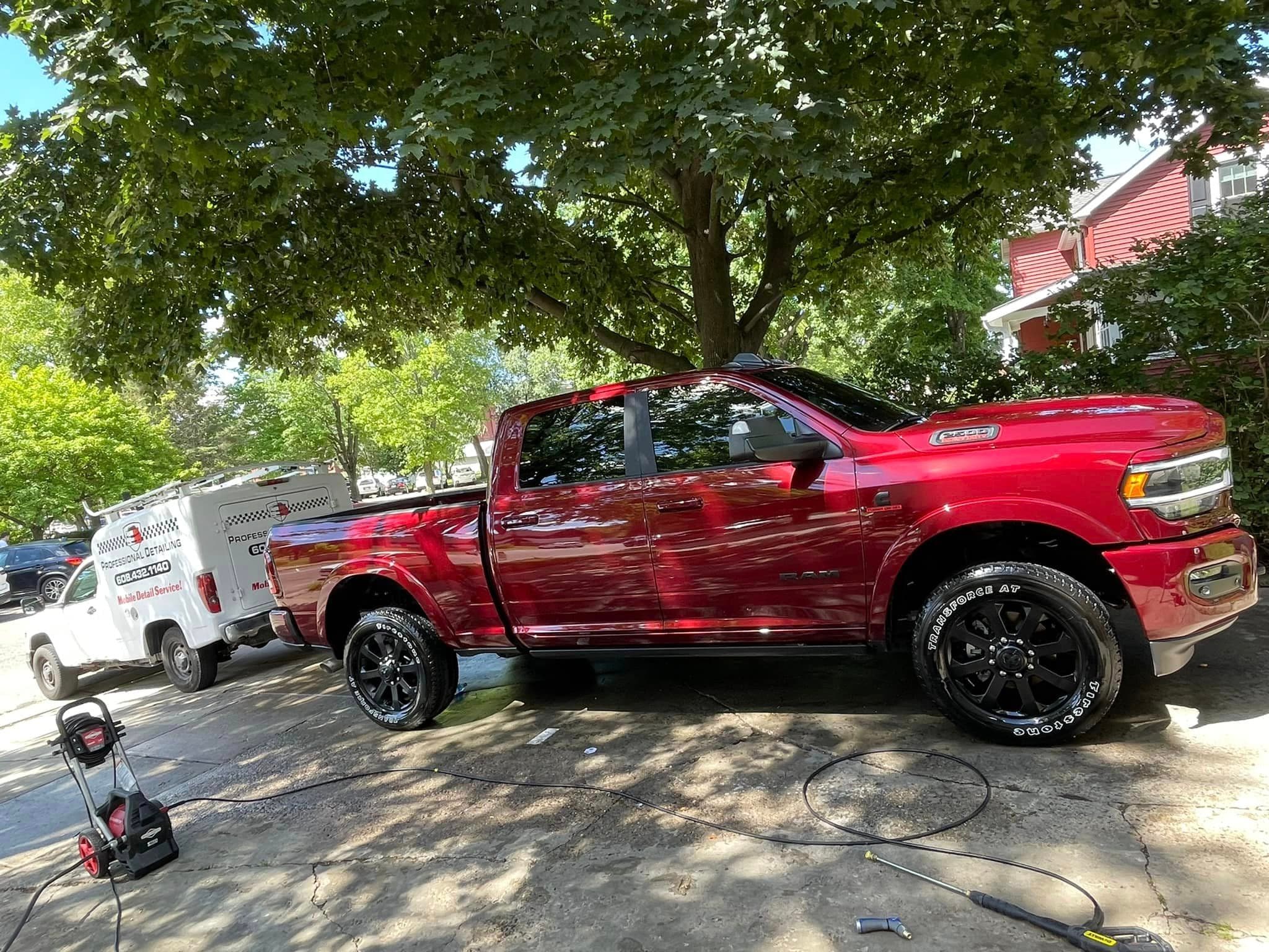 Auto Detailing - Ram 1500 wheels - Professional Detailing Wisconsin Dells