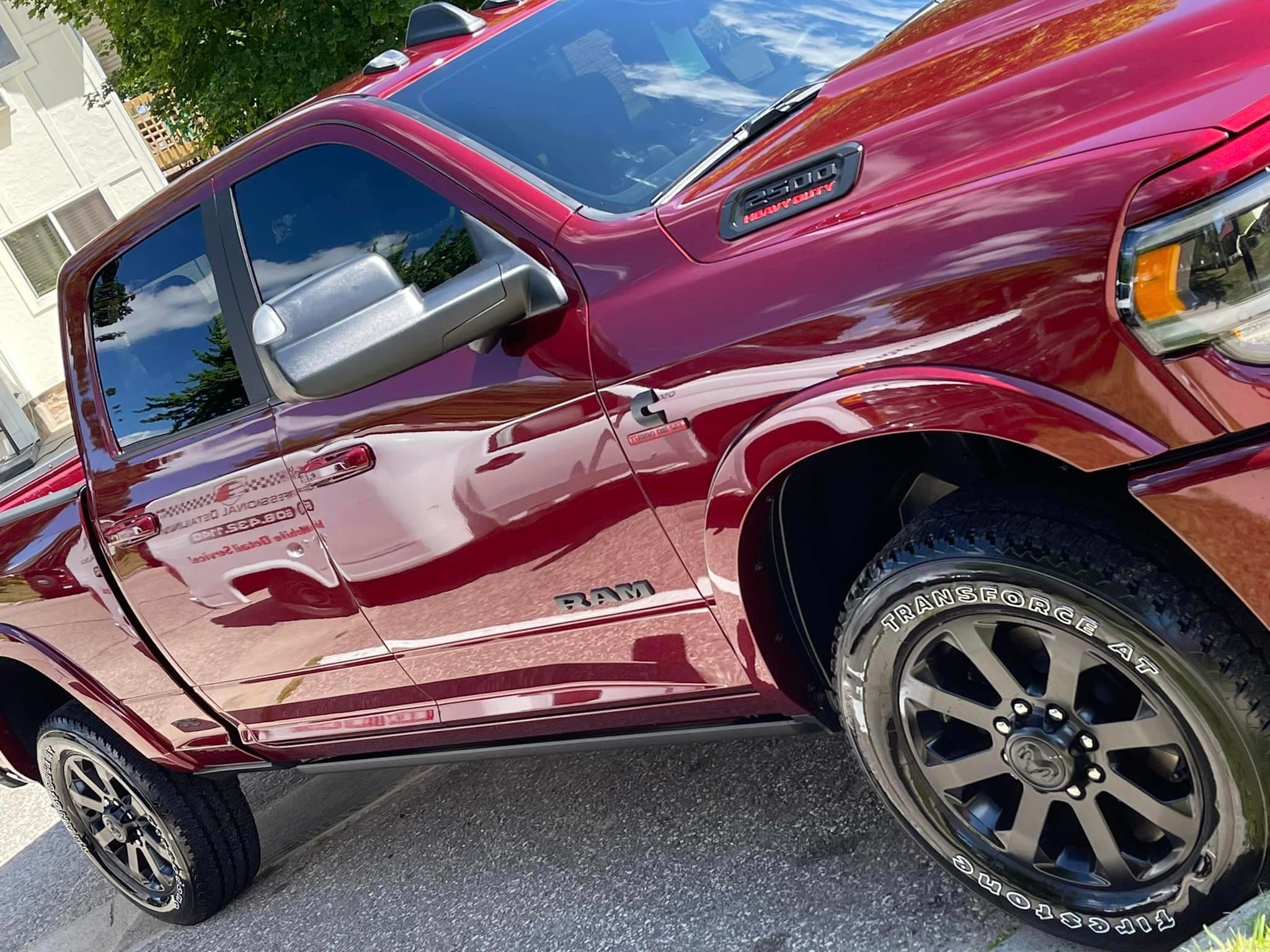 Auto Detailing - Ram 1500 front - Professional Detailing Wisconsin Dells