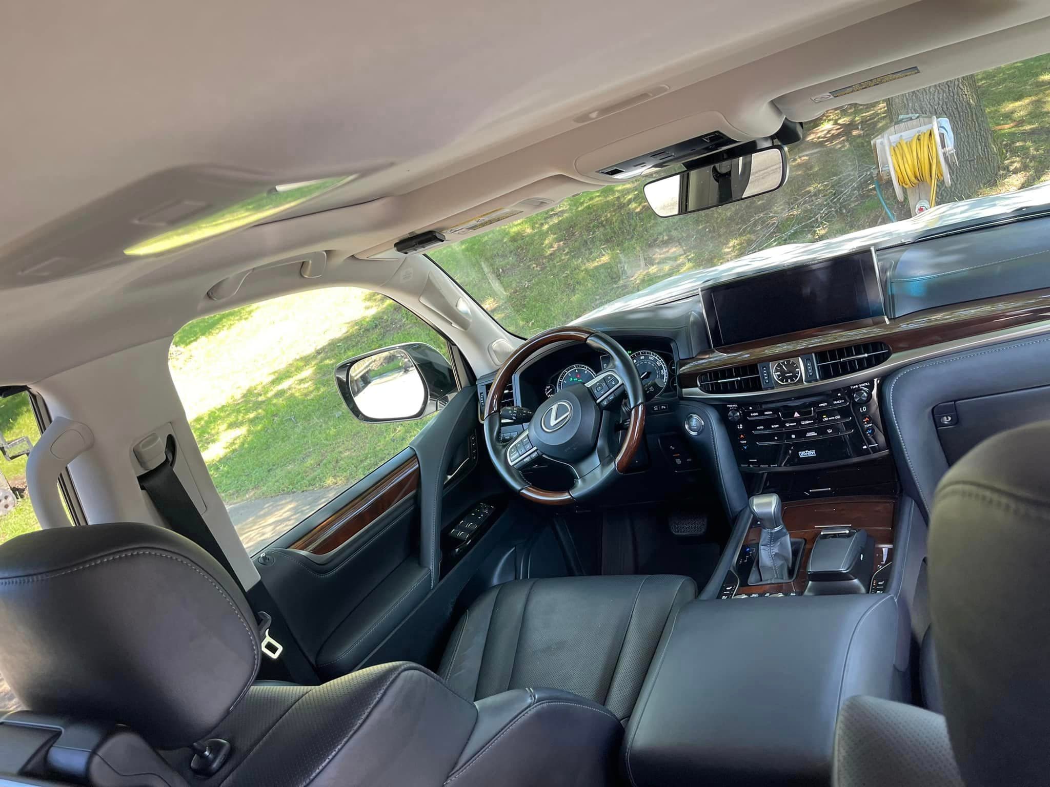 Window Tinting - Lexus LX interior with tinted glass - Professional Detailing Wisconsin Dells