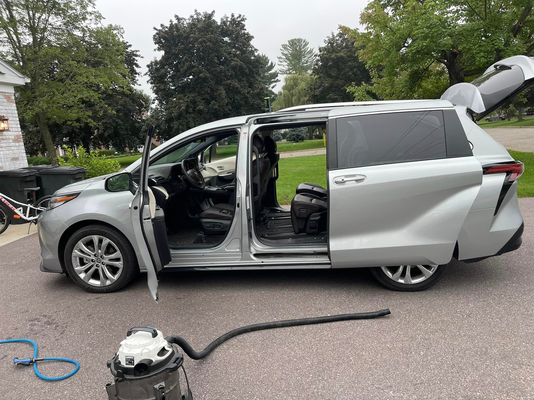 Auto Detailing - Toyota Sienna interior - Professional Detailing Wisconsin Dells