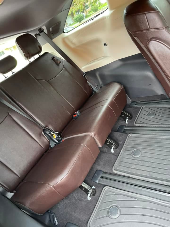Auto Detailing - Toyota Sienna second row after - Professional Detailing Wisconsin Dells